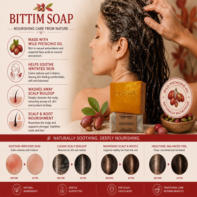 Bittim Soap Bar, Turkish Handmade Natural Soap Bar - 3